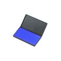 Charles Leonard CLI® Stamp Pad, 2-3/4" x 4-1/4", Nontoxic, Reinkable, Blue 92215